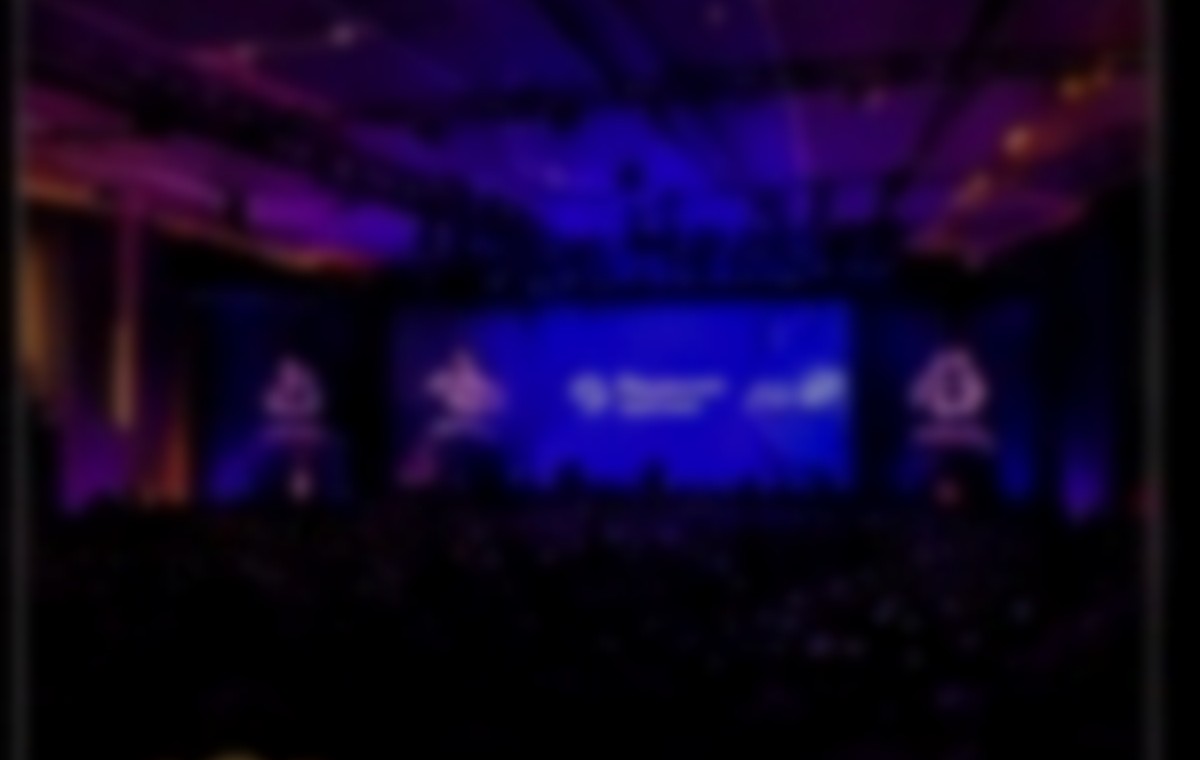 Corporate event environment